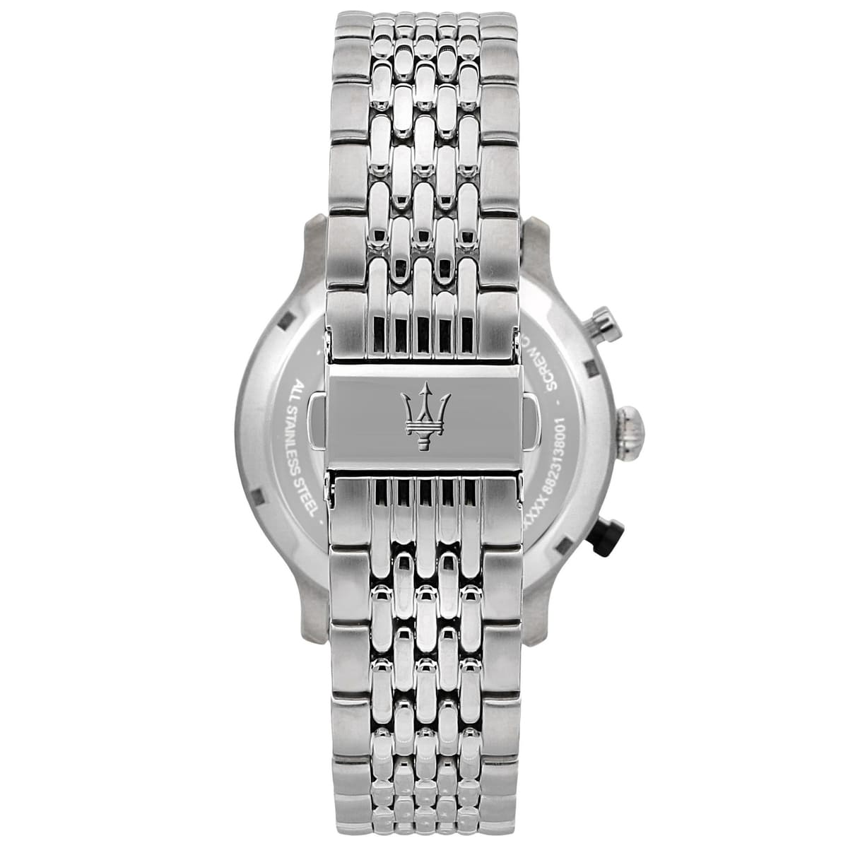 Maserati Legend R8873638001 Silver-Tone Black Panda Dial Men's Watch