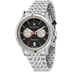 Maserati Legend R8873638001 Silver-Tone Black Panda Dial Men's Watch