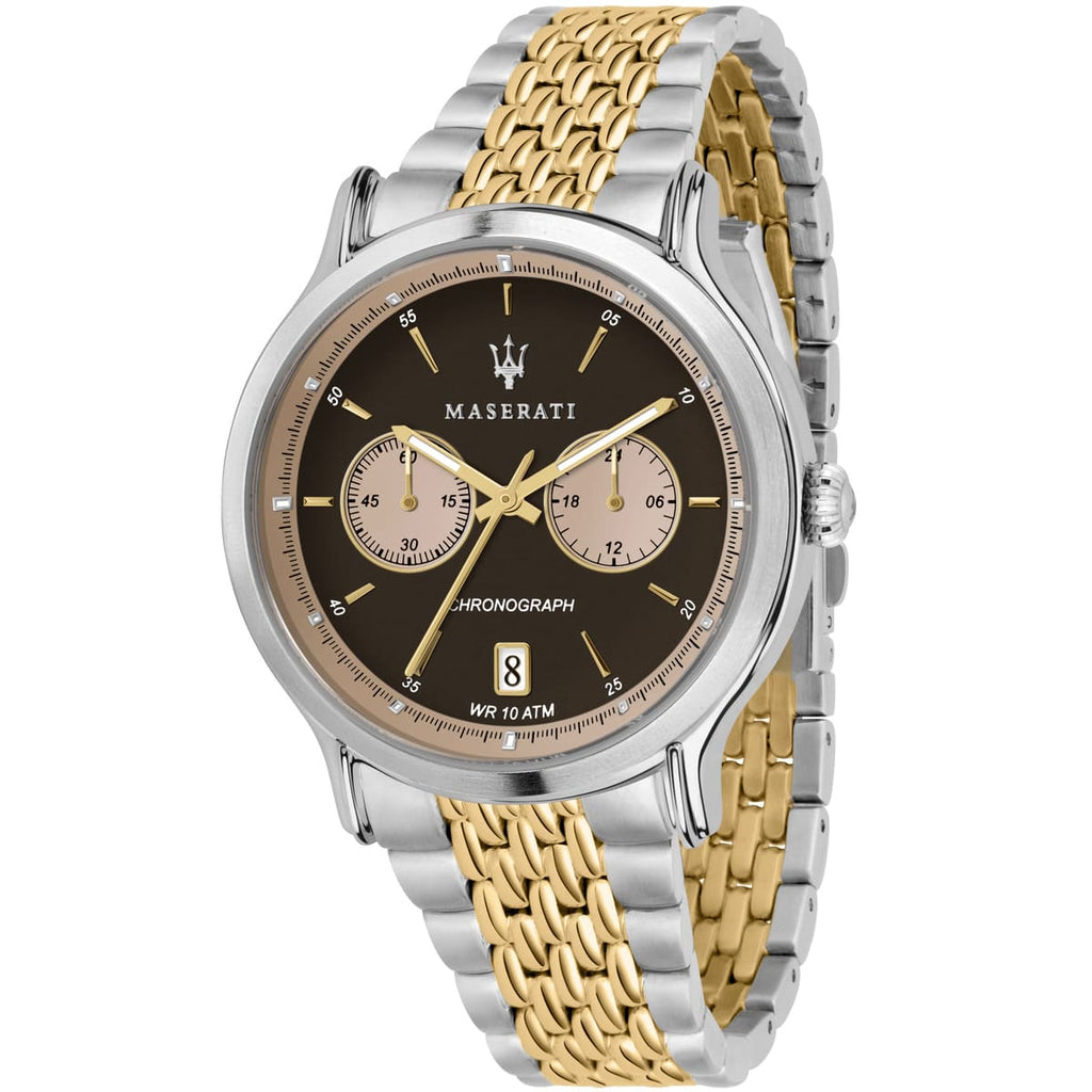 Maserati Legend R8873638003 Two-Tone Silver & Gold Chronograph Watch