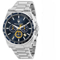 Maserati Velocita R8873652001 Silver-Tone Blue Racing Dial Men's Watch