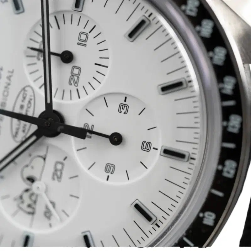OMEGA, STEEL CHRONOGRAPH, SPEEDMASTER, SILVER SNOOPY AWARD