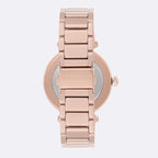 Michael Kors Parker MK6660 Rose Gold Watch with Crystal MK Logo Dial