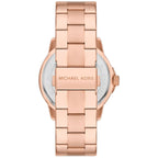 Michael Kors Brynn MK7318 Rose Gold Watch with Oversized MK Logo Dial