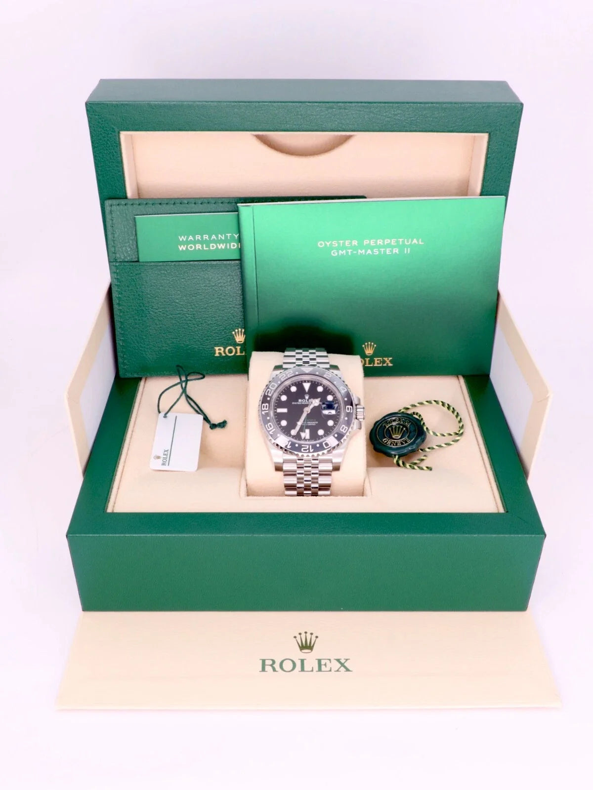 Rolex GMT-Master II “Bruce Wayne” – Black Dial & Black Ceramic Bezel Oyster Bracelet