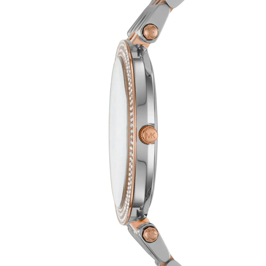 Michael Kors Darci MK3726 Two-Tone Watch with Rose Gold Celestial Star Dial
