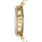 Michael Kors Parker MK6313 Gold-Tone Watch with White Acetate Links