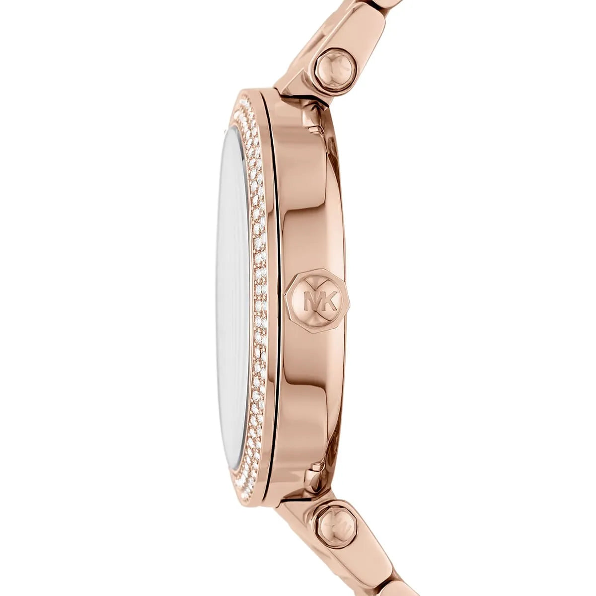 Michael Kors Parker MK6660 Rose Gold Watch with Crystal MK Logo Dial