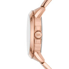 Michael Kors Brynn MK7318 Rose Gold Watch with Oversized MK Logo Dial