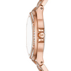 Michael Kors Lennox MK7362 Rose Gold Watch with Pavé Crystal Bracelet