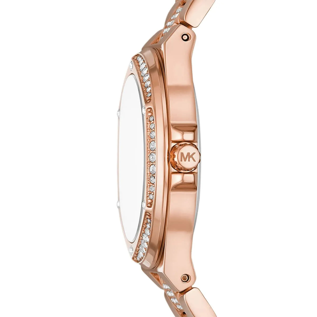 Michael Kors Lennox MK7362 Rose Gold Watch with Pavé Crystal Bracelet