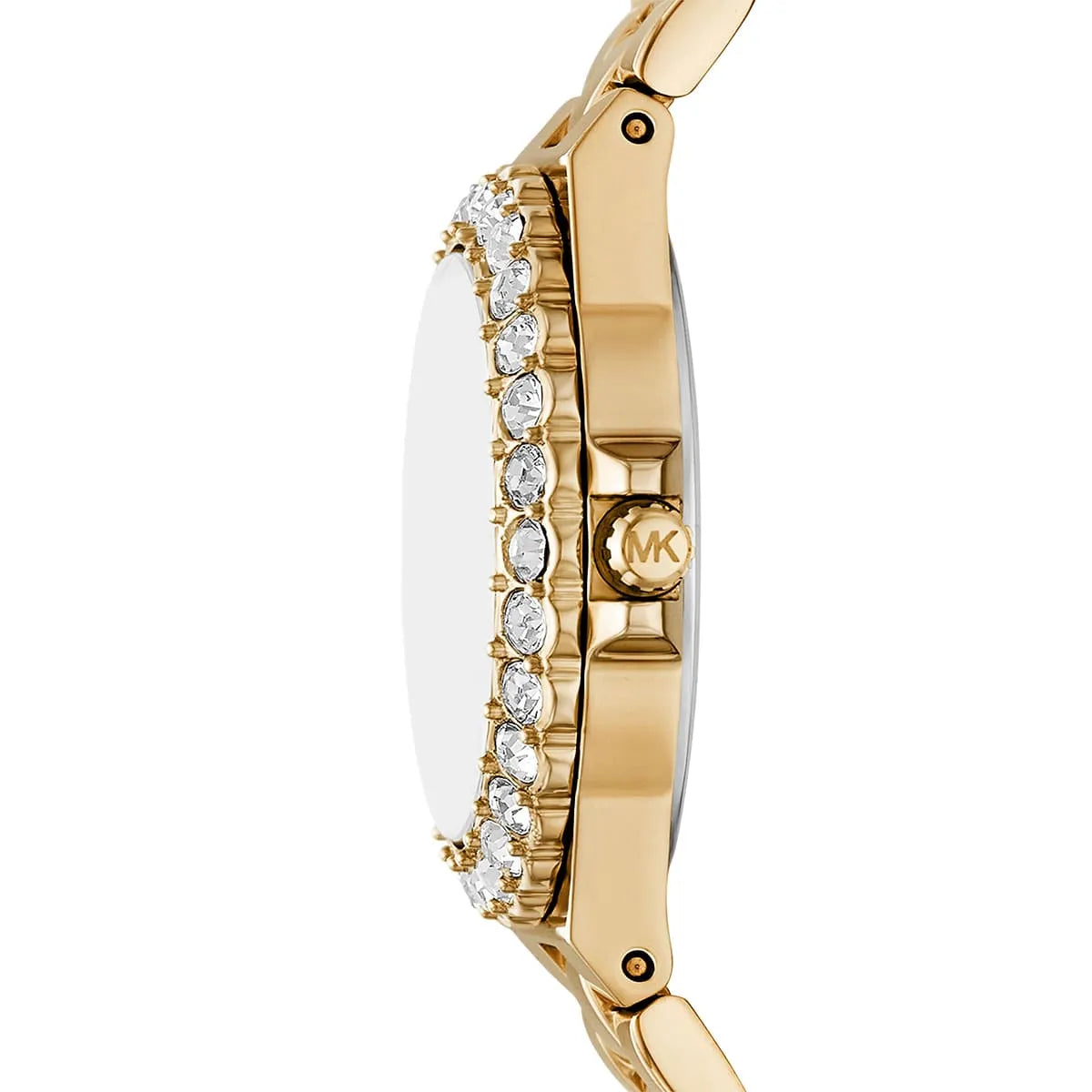 Michael Kors Lennox MK7395 Gold-Tone Watch with Emerald Green Dial