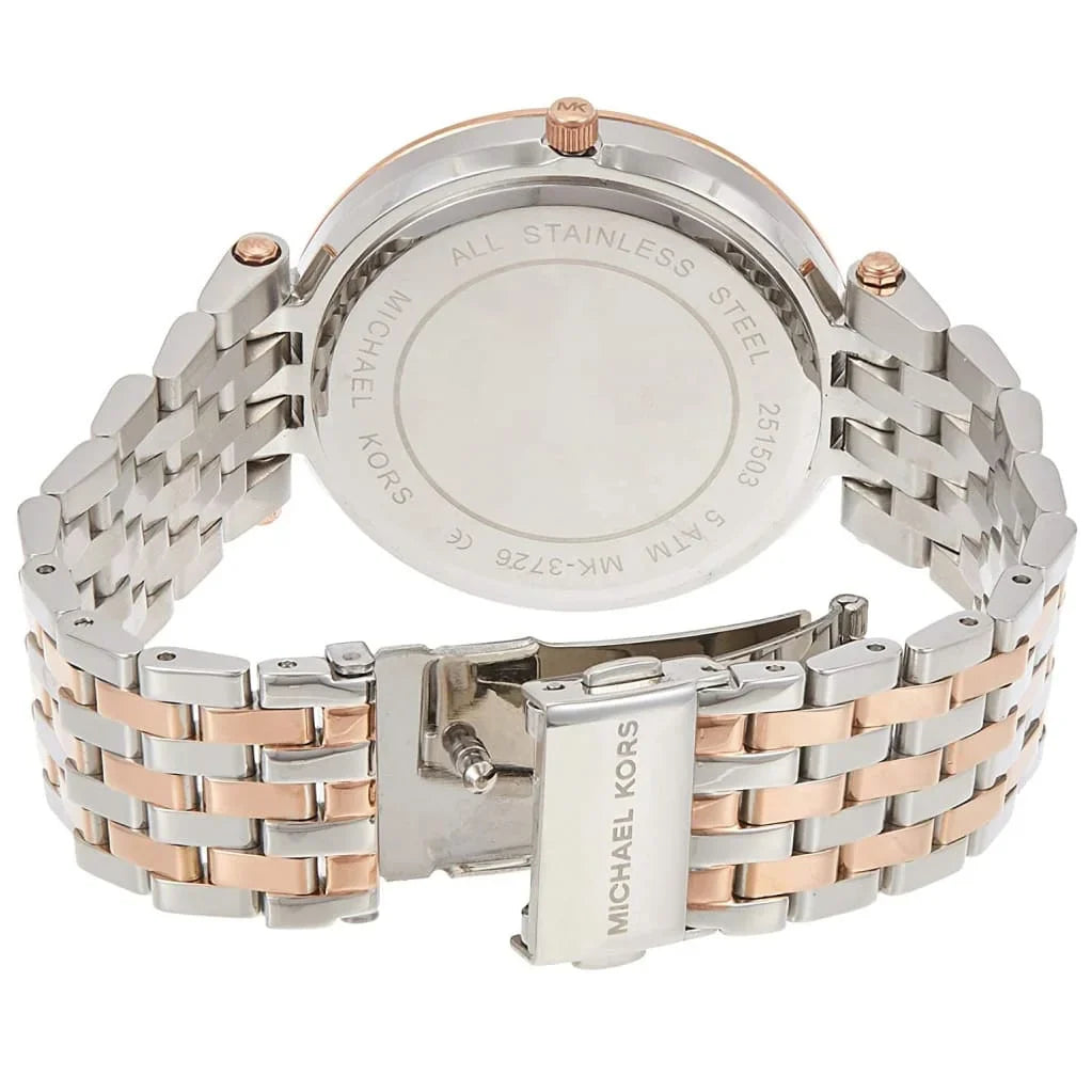 Michael Kors Darci MK3726 Two-Tone Watch with Rose Gold Celestial Star Dial
