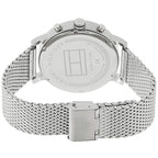Tommy Hilfiger Evan 1710396 Silver Mesh Gunmetal Gray Dial Men's Watch