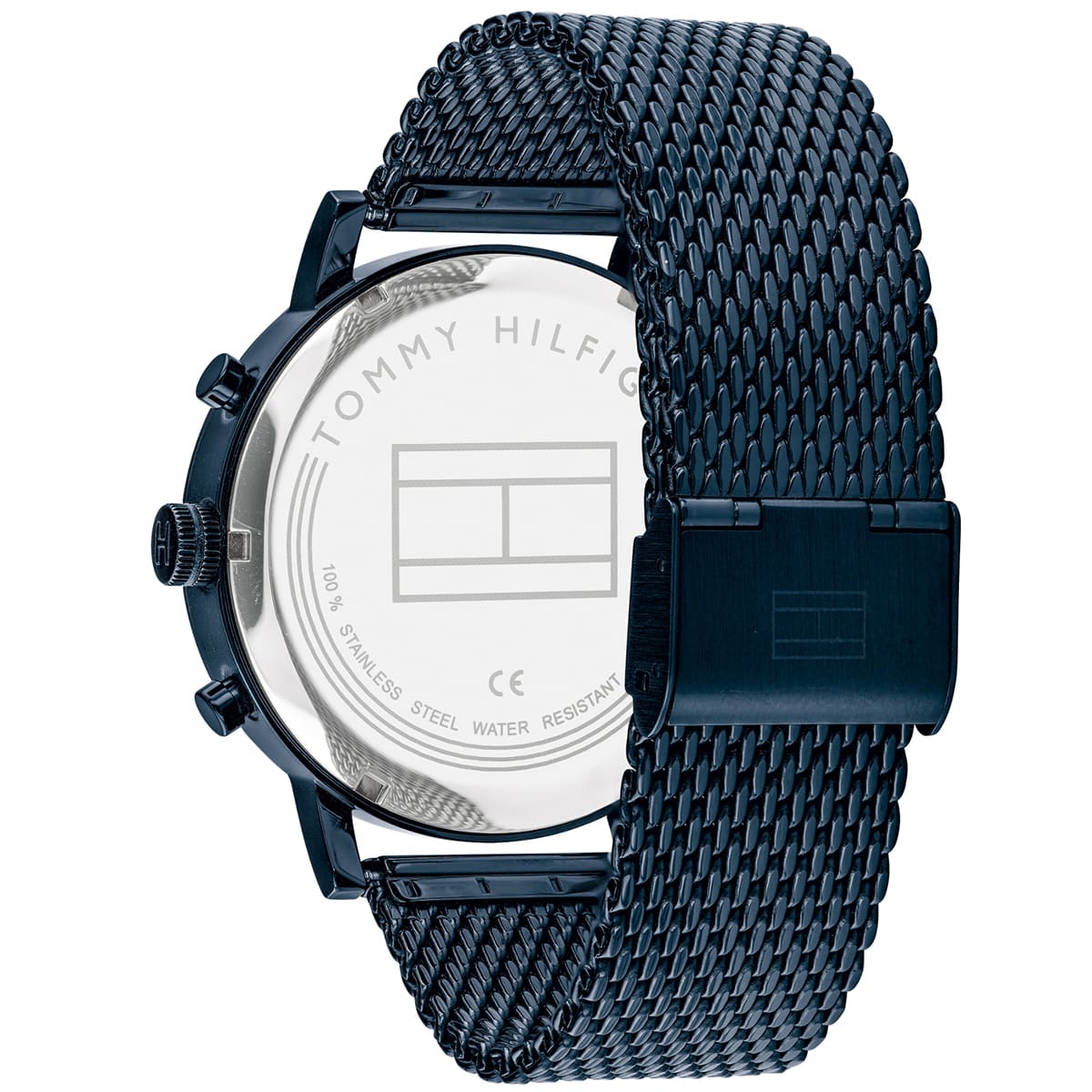 Tommy Hilfiger Evan 1710397 Full Navy Blue Mesh Chronograph Men's Watch