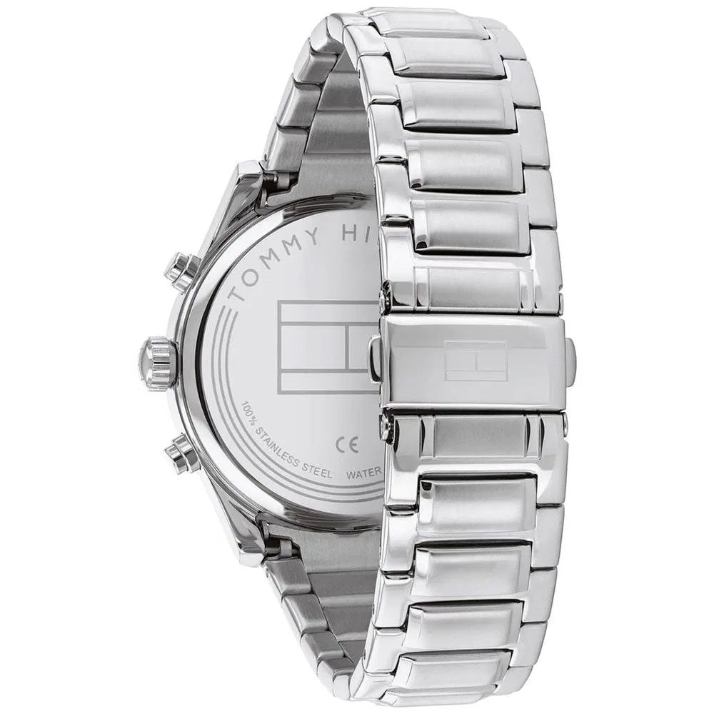 Tommy Hilfiger Daniel 1710419 Silver Steel Case Black Dial Men's Watch