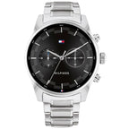 Tommy Hilfiger Daniel 1710419 Silver Steel Case Black Dial Men's Watch
