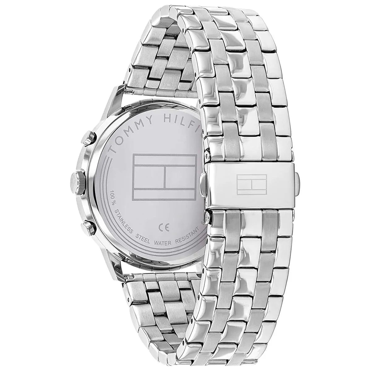 Tommy Hilfiger Easton 1710431 Silver Case Grey Dial Rose Gold Accents Men's Watch