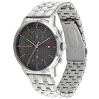 Tommy Hilfiger Easton 1710431 Silver Case Grey Dial Rose Gold Accents Men's Watch