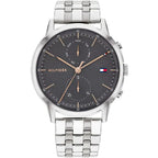 Tommy Hilfiger Easton 1710431 Silver Case Grey Dial Rose Gold Accents Men's Watch