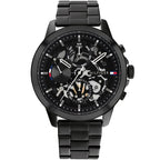 Tommy Hilfiger Henry 1710478 Black Skeleton Dial Men's Watch