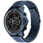 Tommy Hilfiger Luca 1710493 Men's Blue Steel Grey Dial Oversized Watch