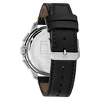 Tommy Hilfiger Larsen 1710619 Multi-Function Blue Dial Men's Black Leather Watch