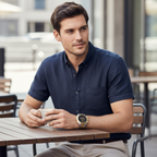 Tommy Hilfiger Walker 1710621 Multi-Function Black Dial Men's Two-Tone Watch