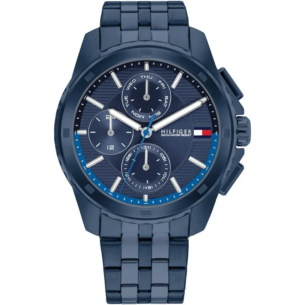 Tommy Hilfiger Walker 1710622 Men's Blue Ion-Plated Steel Watch