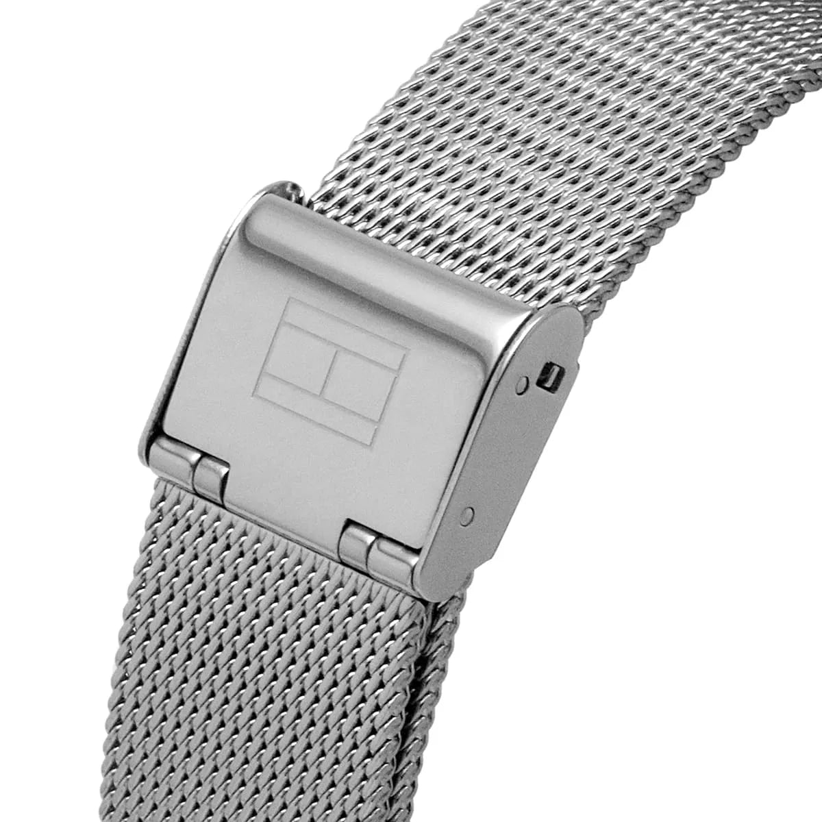 Tommy Hilfiger Jenna 1781942 Silver Mesh White Dial Women's Watch