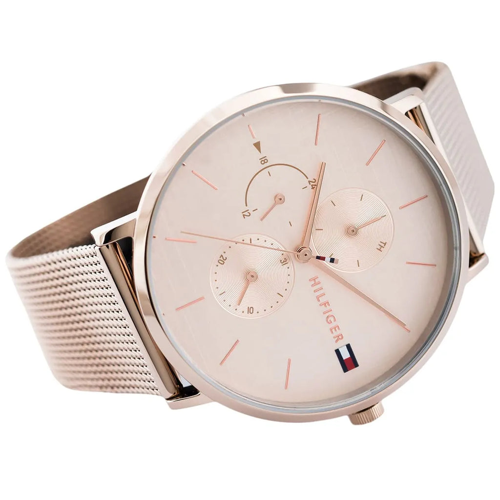 Tommy Hilfiger Jenna 1781944 Full Rose Gold-Tone Mesh Women's Watch