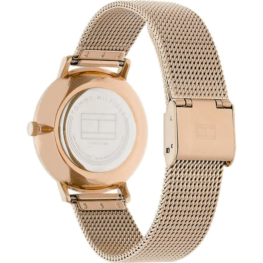 Tommy Hilfiger Jenna 1781944 Full Rose Gold-Tone Mesh Women's Watch