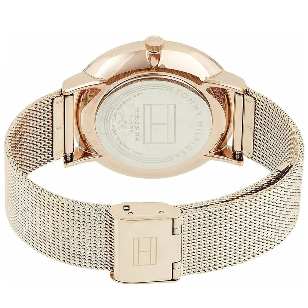 Tommy Hilfiger Jenna 1781944 Full Rose Gold-Tone Mesh Women's Watch