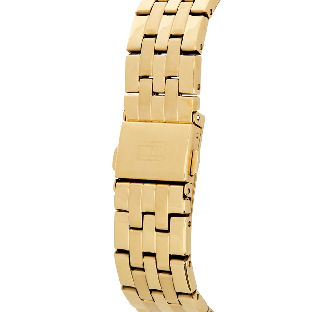 Tommy Hilfiger Ari 1781977 Gold-Tone Crystal Bezel Women's Watch