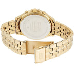 Tommy Hilfiger Ari 1781977 Gold-Tone Crystal Bezel Women's Watch