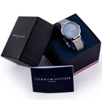 Tommy Hilfiger Pippa 1782149 Silver Case Navy Blue Dial Mesh Women's Watch