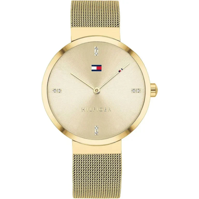 Tommy Hilfiger Liberty 1782217 Gold Case Gold Dial Mesh Women's Watch