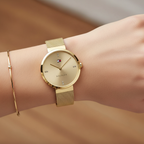 Tommy Hilfiger Liberty 1782217 Gold Case Gold Dial Mesh Women's Watch