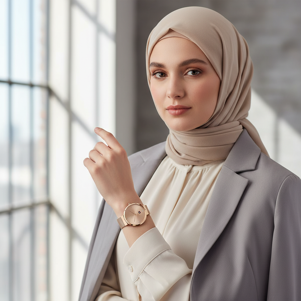 Tommy Hilfiger Liberty 1782218 Rose Gold Case Rose Gold Dial Mesh Women's Watch