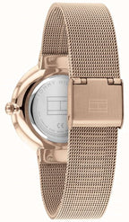 Tommy Hilfiger Liberty 1782218 Rose Gold Case Rose Gold Dial Mesh Women's Watch