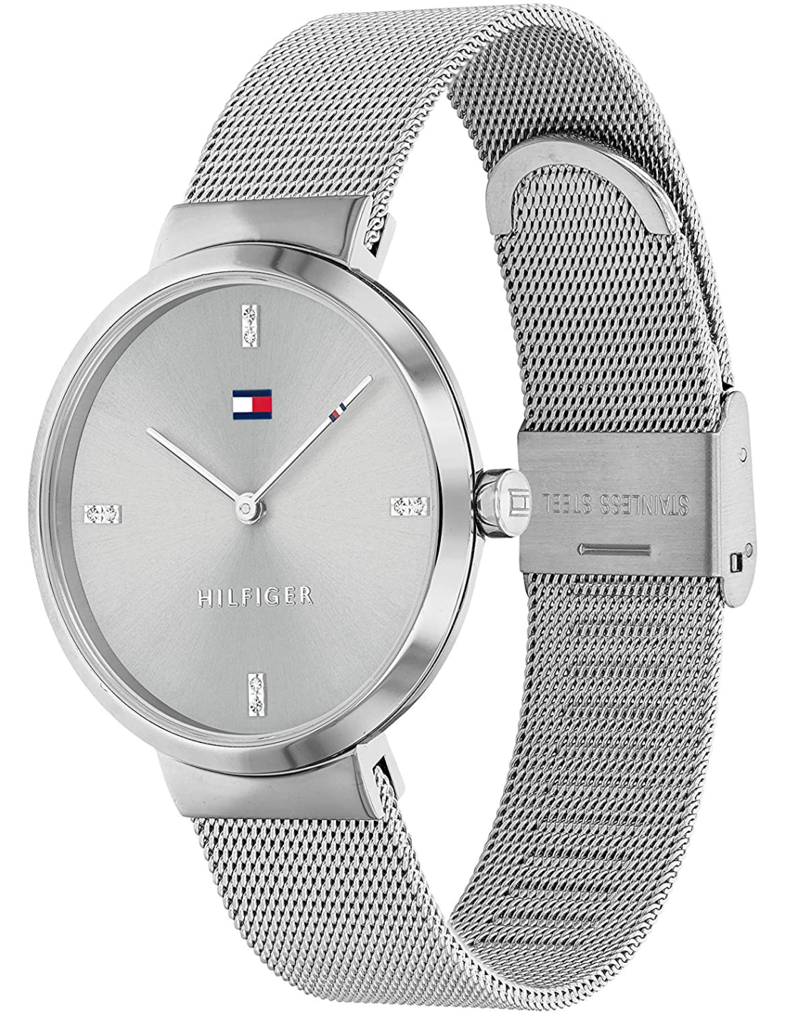 Tommy Hilfiger Liberty 1782220 Silver Case Silver Dial Mesh Women's Watch