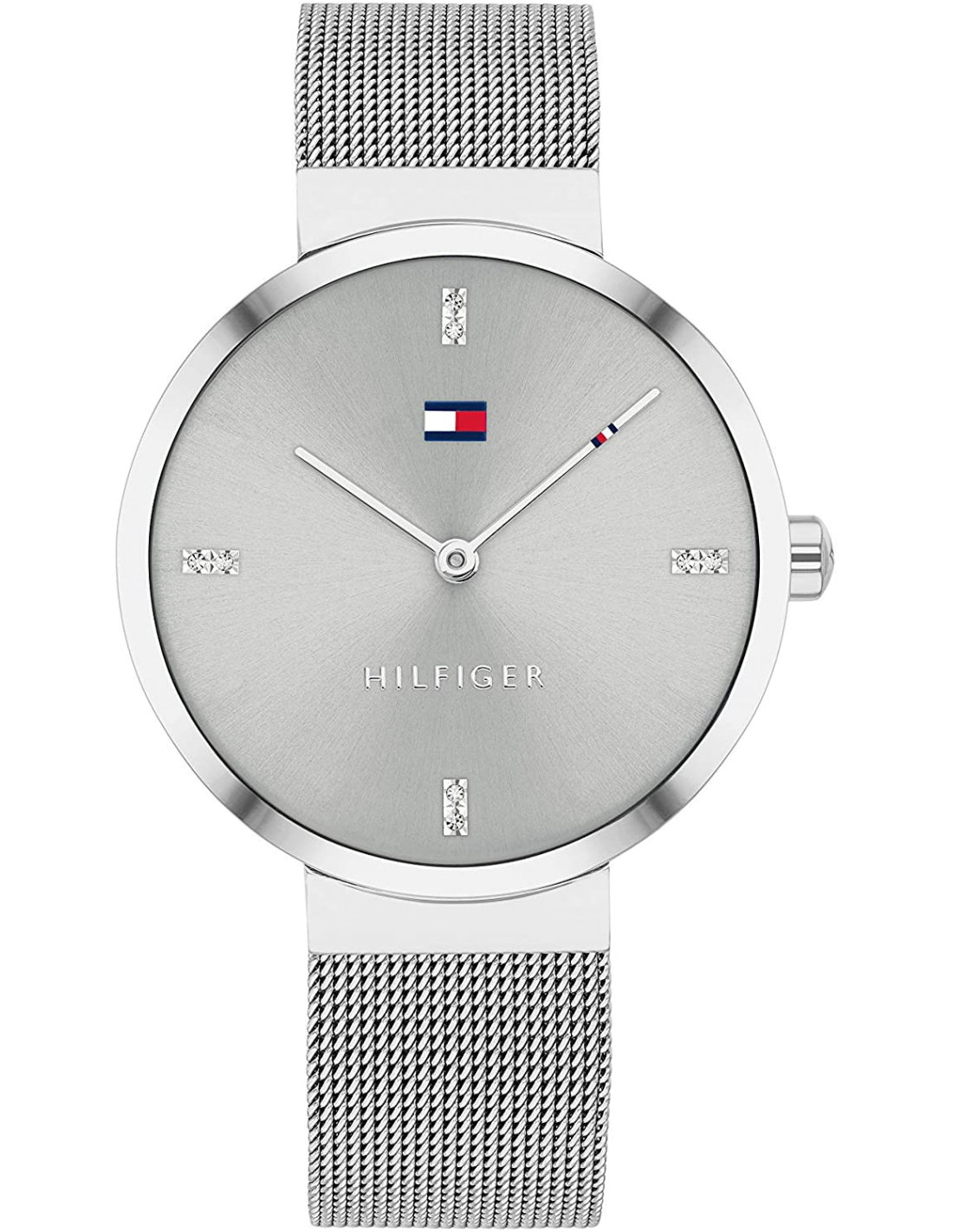 Tommy Hilfiger Liberty 1782220 Silver Case Silver Dial Mesh Women's Watch