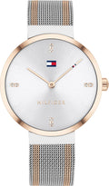 Tommy Hilfiger Liberty 1782221 Two-Tone Silver & Rose Gold Mesh Women's Watch