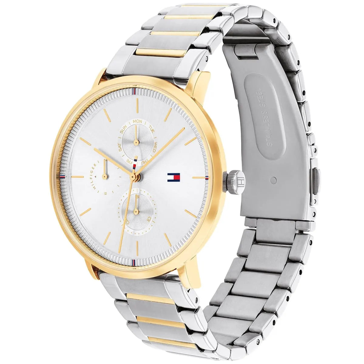 Tommy Hilfiger Jenna 1782299 Two-Tone Silver & Gold Multifunction Women's Watch