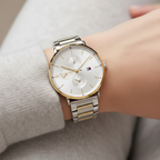 Tommy Hilfiger Jenna 1782299 Two-Tone Silver & Gold Multifunction Women's Watch