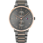 Tommy Hilfiger Jenna 1782300 Women's Gunmetal & Rose Gold Watch