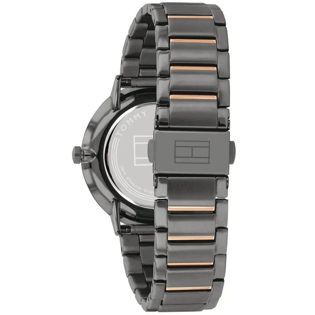 Tommy Hilfiger Jenna 1782300 Women's Gunmetal & Rose Gold Watch
