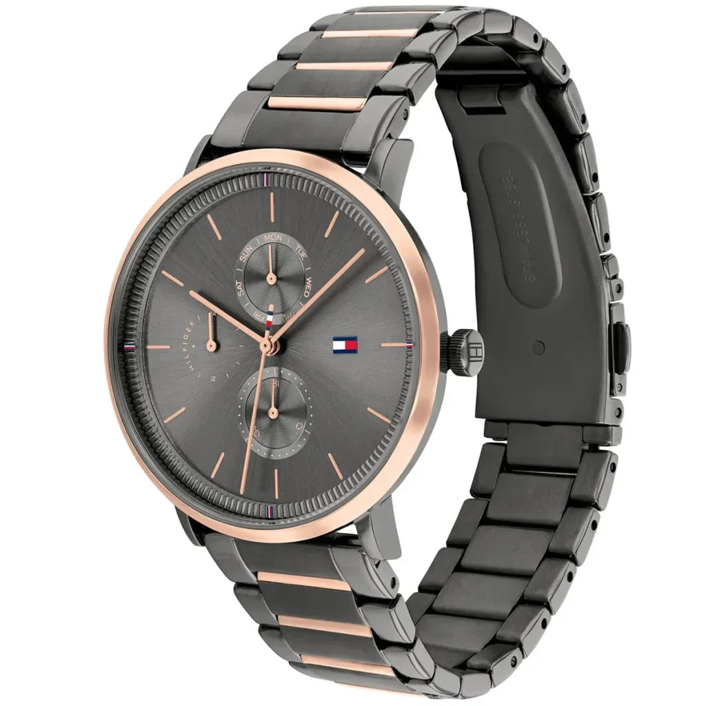 Tommy Hilfiger Jenna 1782300 Women's Gunmetal & Rose Gold Watch