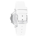 Tommy Hilfiger Ivy 1782342 Women's Silver Case White Dial White Rubber Watch
