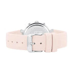 Tommy Hilfiger Lori 1782343 Women's Silver Case Pink Dial Pink Rubber Watch