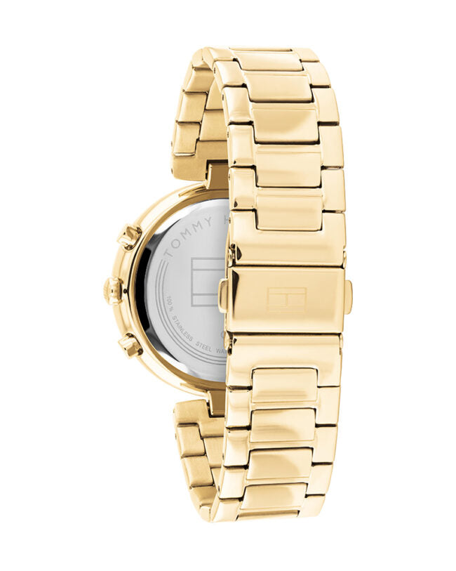 Tommy Hilfiger Kennedy 1782392 Full Gold Crystal Bezel Women's Watch